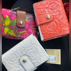 Patricia Nash, rose tooled wallets